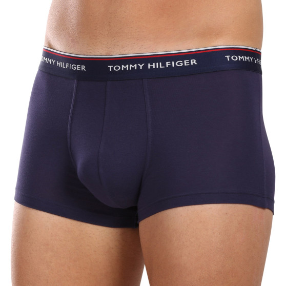 3PACK ανδρικό σορτς μποξεράκι Tommy Hilfiger σκούρο μπλε (1U87903841 409)