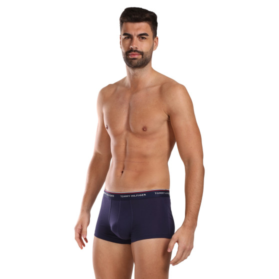 3PACK ανδρικό σορτς μποξεράκι Tommy Hilfiger σκούρο μπλε (1U87903841 409)