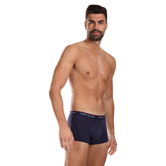 3PACK ανδρικό σορτς μποξεράκι Tommy Hilfiger σκούρο μπλε (1U87903841 409)