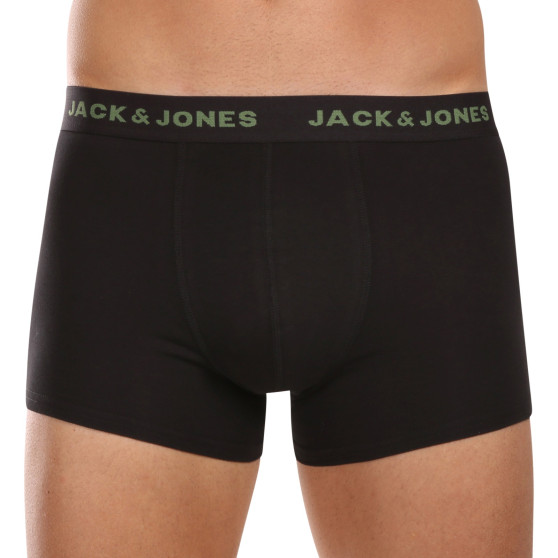 7PACK ανδρικό σορτς μποξεράκι Jack and Jones μαύρο (12165587)