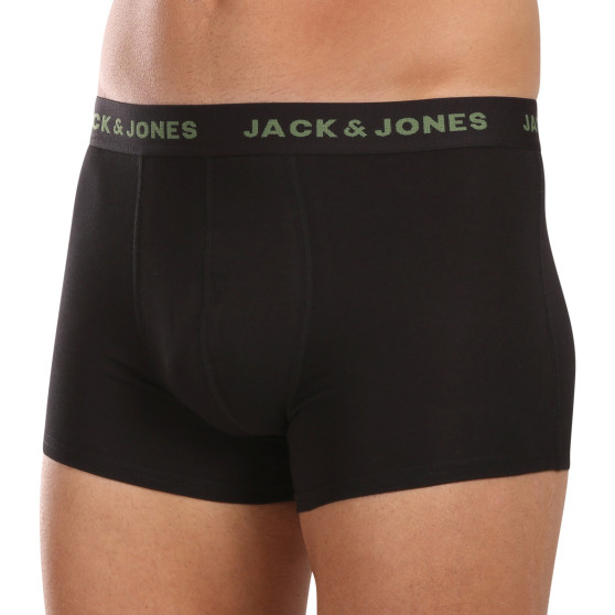 7PACK ανδρικό σορτς μποξεράκι Jack and Jones μαύρο (12165587)