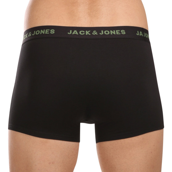 7PACK ανδρικό σορτς μποξεράκι Jack and Jones μαύρο (12165587)