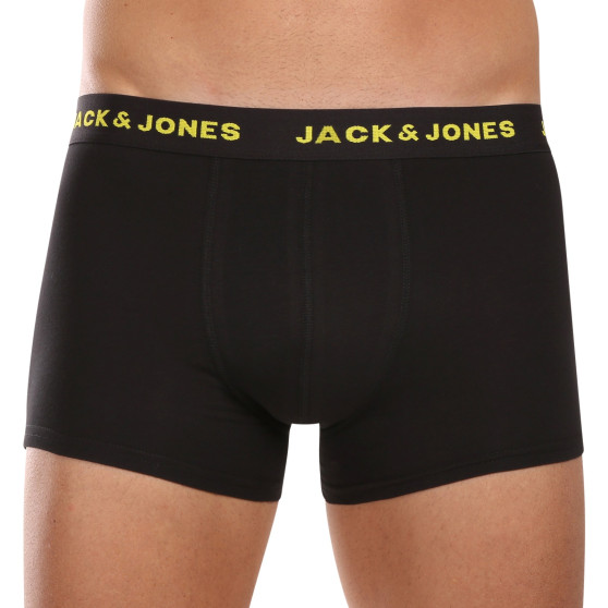 7PACK ανδρικό σορτς μποξεράκι Jack and Jones μαύρο (12165587)