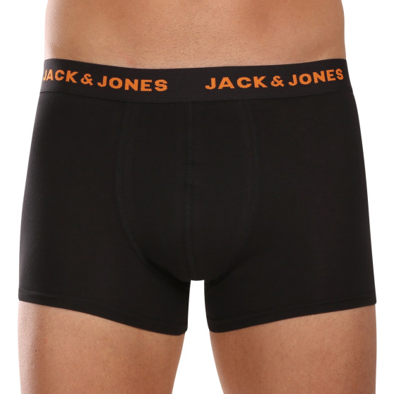 7PACK ανδρικό σορτς μποξεράκι Jack and Jones μαύρο (12165587)