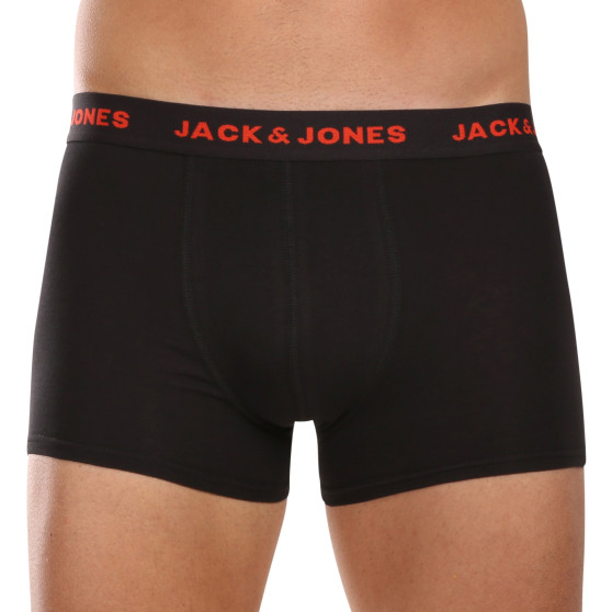 7PACK ανδρικό σορτς μποξεράκι Jack and Jones μαύρο (12165587)