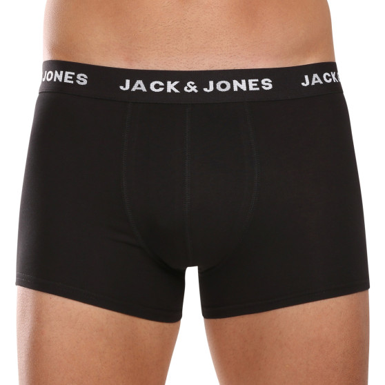 7PACK ανδρικό σορτς μποξεράκι Jack and Jones μαύρο (12165587)