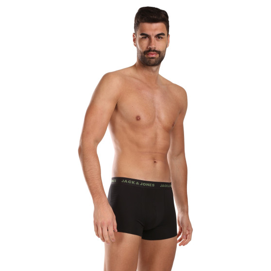 7PACK ανδρικό σορτς μποξεράκι Jack and Jones μαύρο (12165587)