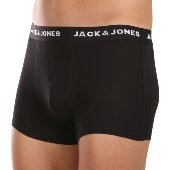 7PACK ανδρικό σορτς μποξεράκι Jack and Jones μαύρο (12171258)