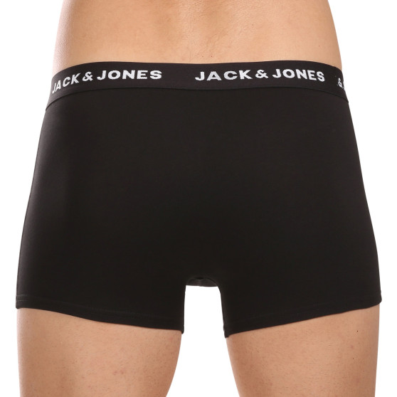 7PACK ανδρικό σορτς μποξεράκι Jack and Jones μαύρο (12171258)