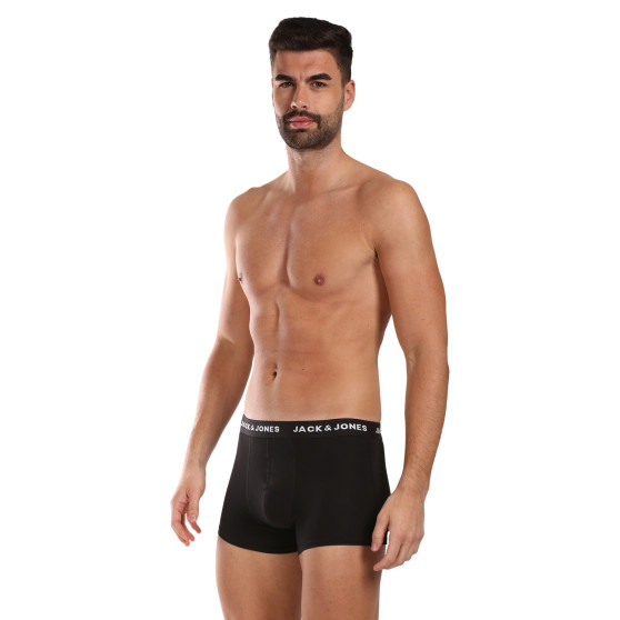 7PACK ανδρικό σορτς μποξεράκι Jack and Jones μαύρο (12171258)