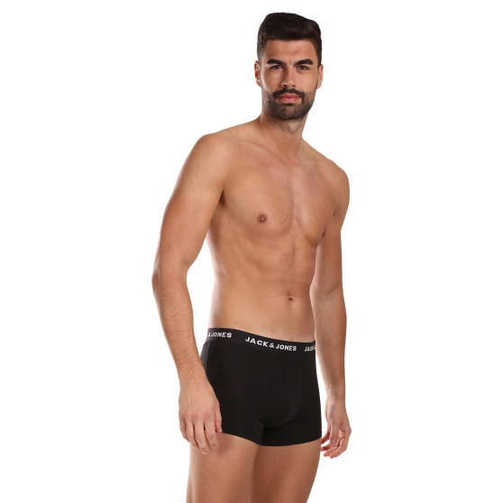 7PACK ανδρικό σορτς μποξεράκι Jack and Jones μαύρο (12171258)