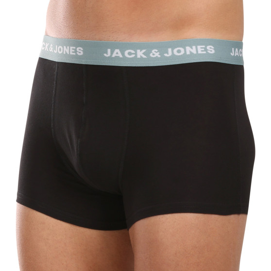 7PACK ανδρικό σορτς μποξεράκι Jack and Jones μαύρο (12230353)