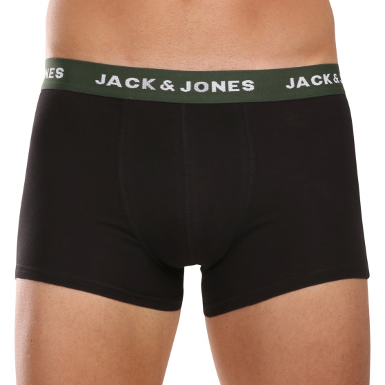 7PACK ανδρικό σορτς μποξεράκι Jack and Jones μαύρο (12230353)