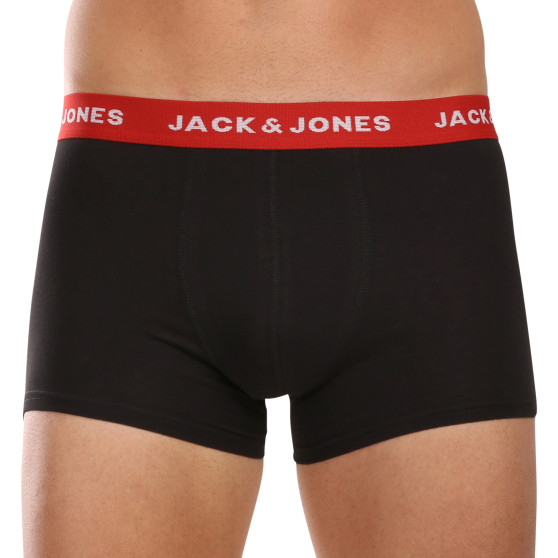 7PACK ανδρικό σορτς μποξεράκι Jack and Jones μαύρο (12230353)