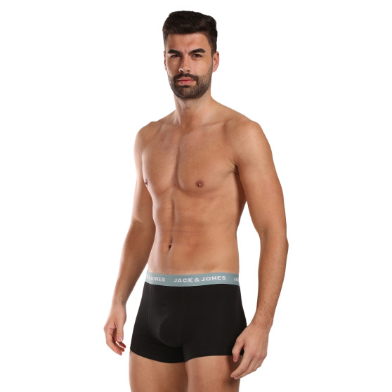 7PACK ανδρικό σορτς μποξεράκι Jack and Jones μαύρο (12230353)