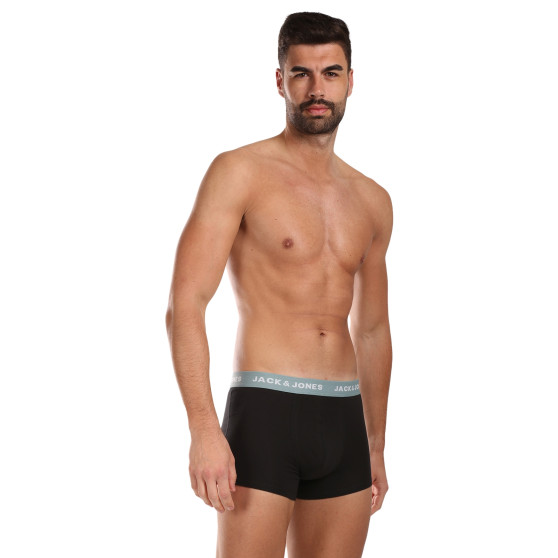 7PACK ανδρικό σορτς μποξεράκι Jack and Jones μαύρο (12230353)