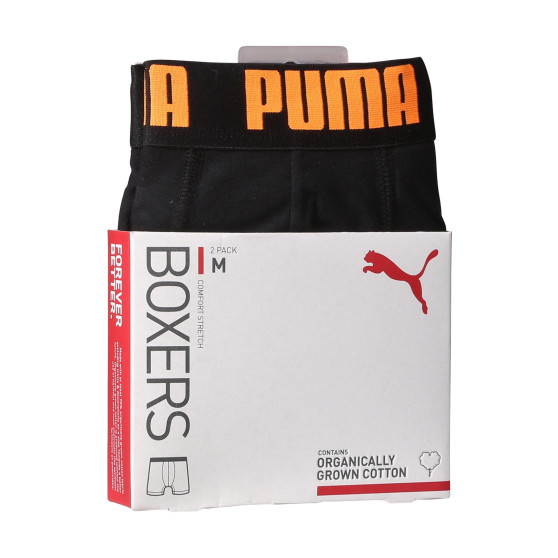 2PACK ανδρικό σορτς μποξεράκι Puma μαύρο (701226387 020)