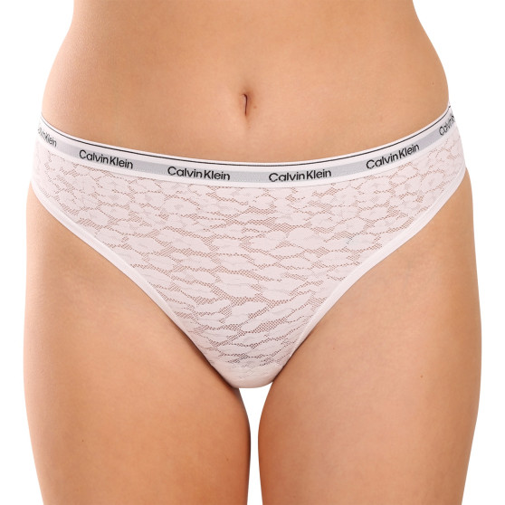 3PACK Γυναικείο βραζιλιάνικο εσώρουχο Calvin Klein πολύχρωμο (QD5225E-NPC)