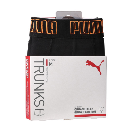 2PACK ανδρικό σορτς μποξεράκι Puma μαύρο (701226388 015)