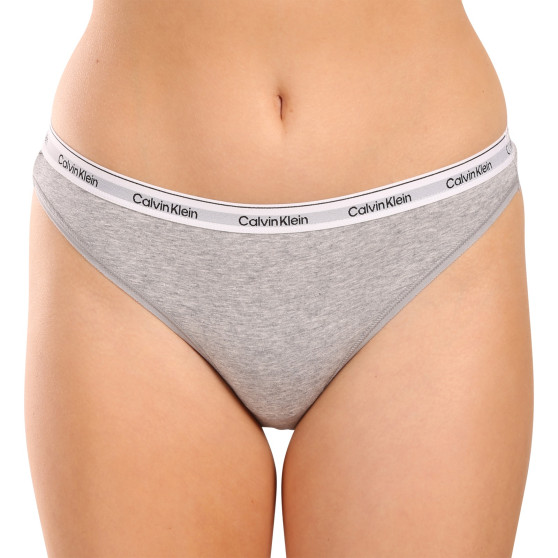 3PACK γυναικείο εσώρουχο Calvin Klein πολύχρωμο (QD5207E-NP4)