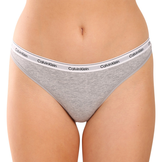 3PACK γυναικείο στρινγκ Calvin Klein πολύχρωμο (QD5209E-NP4)