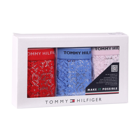 3PACK γυναικείο στρινγκ Tommy Hilfiger πολύχρωμο (UW0UW04896 0WR)