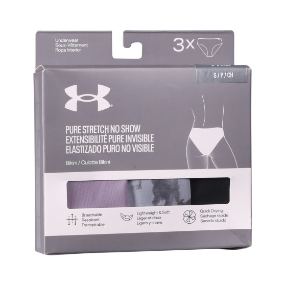 3PACK γυναικείο εσώρουχο Under Armour πολύχρωμο (1383898 035)