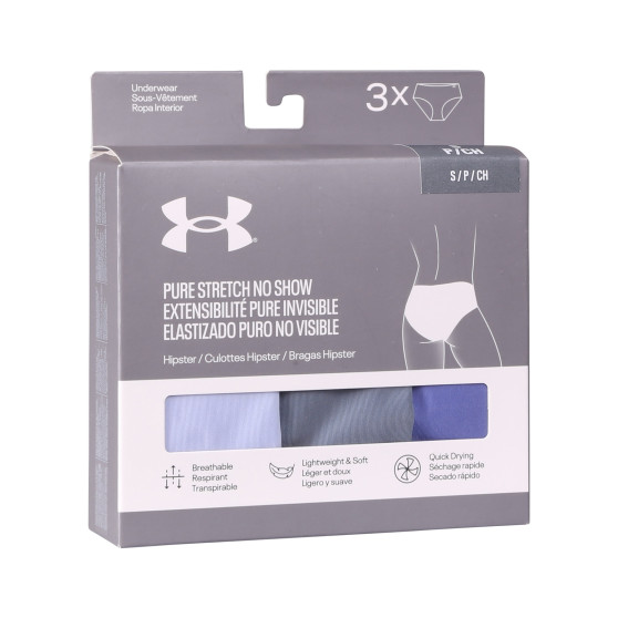 3PACK γυναικείο εσώρουχο Under Armour πολύχρωμο (1383895 539)