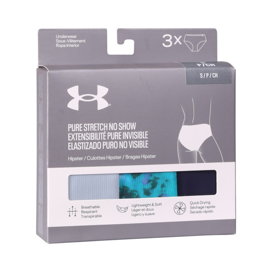 3PACK γυναικείο εσώρουχο Under Armour πολύχρωμο (1383896 100)