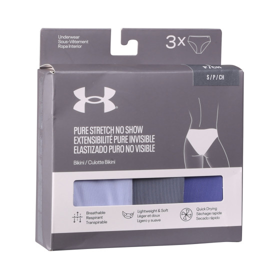 3PACK γυναικείο εσώρουχο Under Armour πολύχρωμο (1383897 539)