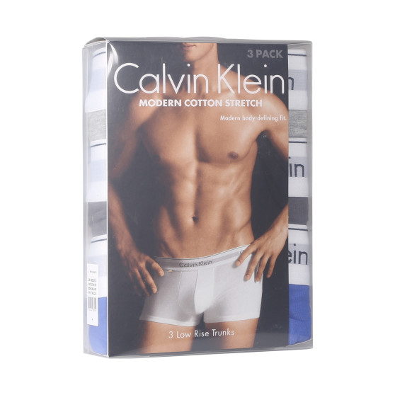 3PACK ανδρικό σορτς μποξεράκι Calvin Klein πολύχρωμο (NB1085A-M9I)