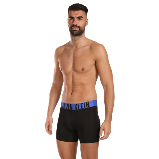 3PACK ανδρικό σορτς μποξεράκι Calvin Klein μαύρο (NB3612A-MDJ)