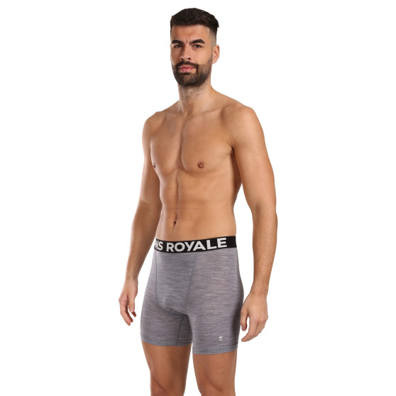 Ανδρικά σορτς μποξεράκια Mons Royale merino grey (100088-2169-710)