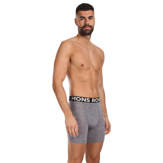 Ανδρικά σορτς μποξεράκια Mons Royale merino grey (100088-2169-710)