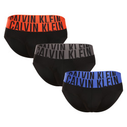 3PACK ανδρικό σλιπ Calvin Klein μαύρο (NB3610A-MDJ)