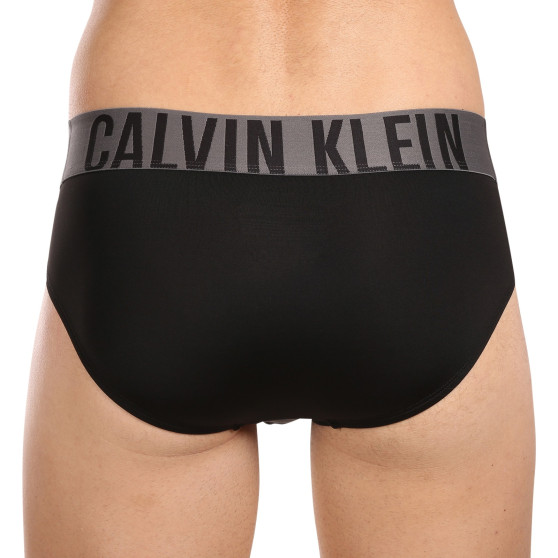 3PACK ανδρικό σλιπ Calvin Klein μαύρο (NB3610A-MDJ)