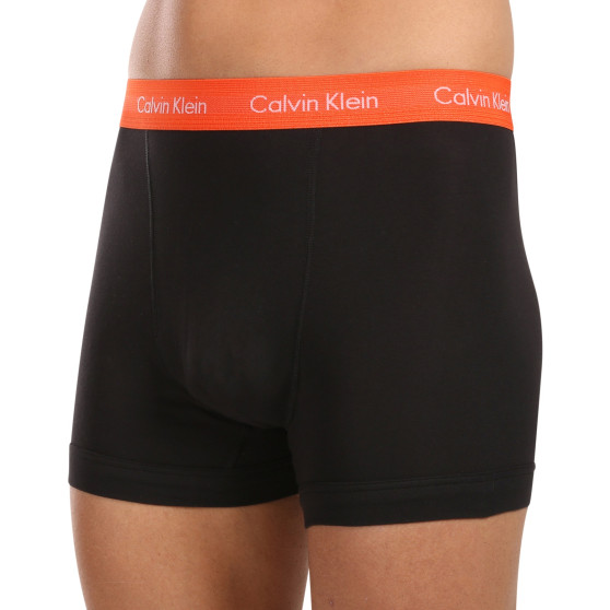 3PACK ανδρικό σορτς μποξεράκι Calvin Klein μαύρο (U2662G-MWR)