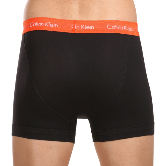 3PACK ανδρικό σορτς μποξεράκι Calvin Klein μαύρο (U2662G-MWR)