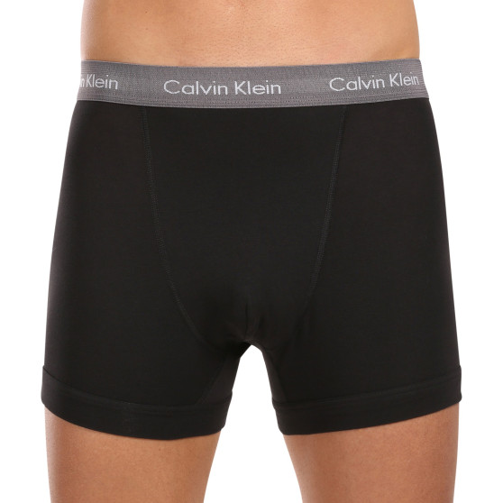 3PACK ανδρικό σορτς μποξεράκι Calvin Klein μαύρο (U2662G-MWR)