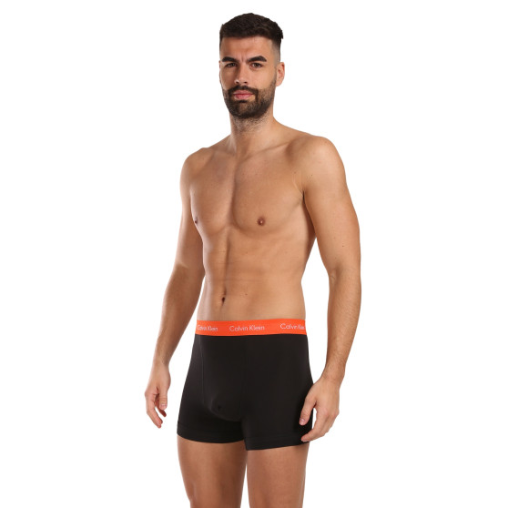 3PACK ανδρικό σορτς μποξεράκι Calvin Klein μαύρο (U2662G-MWR)