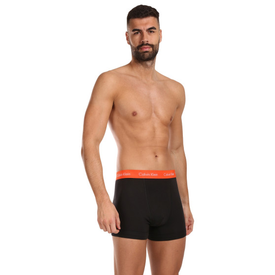 3PACK ανδρικό σορτς μποξεράκι Calvin Klein μαύρο (U2662G-MWR)