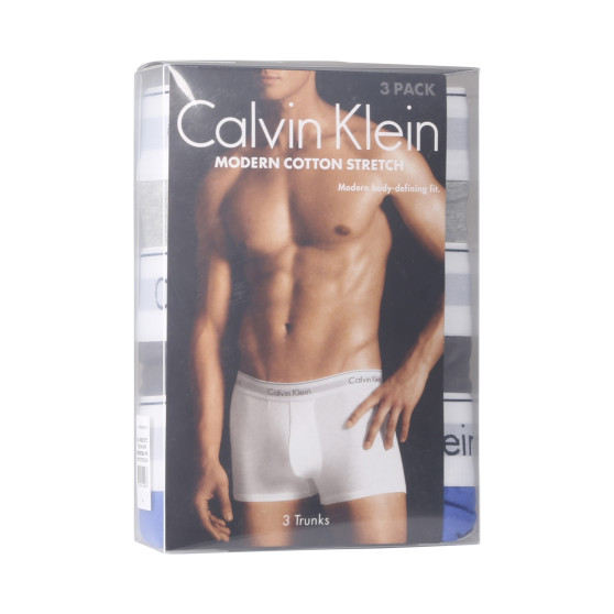 3PACK ανδρικό σορτς μποξεράκι Calvin Klein πολύχρωμο (NB2380A-M9I)