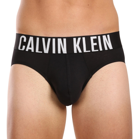 3PACK ανδρικό σλιπ Calvin Klein μαύρο (NB3607A-UB1)