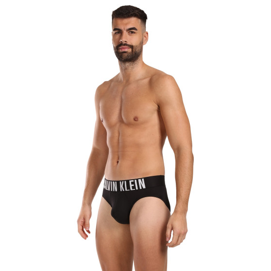 3PACK ανδρικό σλιπ Calvin Klein μαύρο (NB3607A-UB1)