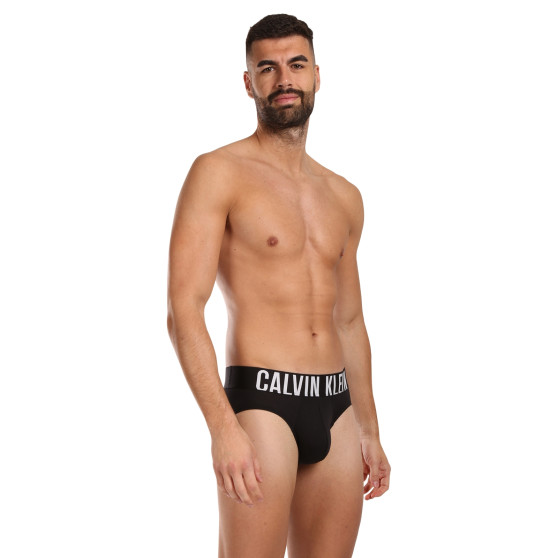 3PACK ανδρικό σλιπ Calvin Klein μαύρο (NB3607A-UB1)