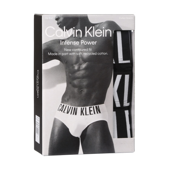 3PACK ανδρικό σλιπ Calvin Klein μαύρο (NB3607A-UB1)