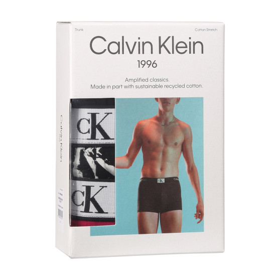 3PACK ανδρικό σορτς μποξεράκι Calvin Klein πολύχρωμο (NB3528E-MRS)