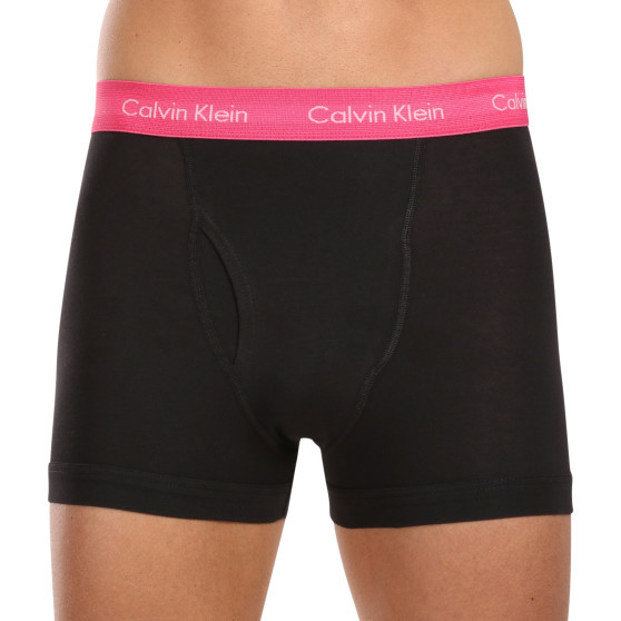 3PACK ανδρικό σορτς μποξεράκι Calvin Klein μαύρο (NB2615A-MLR)