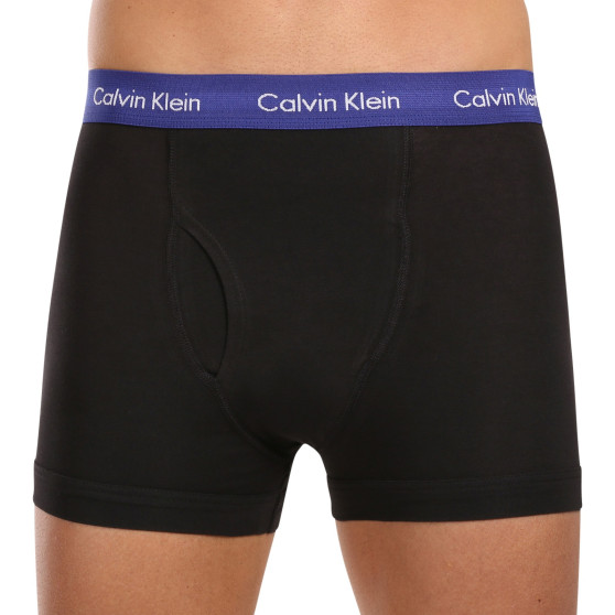 3PACK ανδρικό σορτς μποξεράκι Calvin Klein μαύρο (NB2615A-MLR)