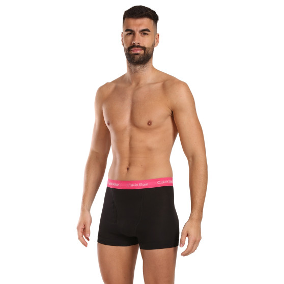 3PACK ανδρικό σορτς μποξεράκι Calvin Klein μαύρο (NB2615A-MLR)